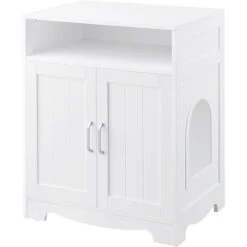 Unipaws Enclosed Cat Litter Box -Cat Supplies 263521 PT7. AC SS1800 V1630453588