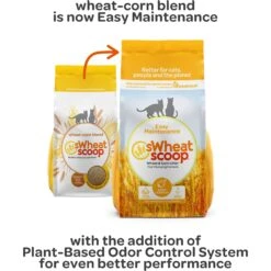 SWheat Scoop Easy Maintenance Clumping Wheat-Corn Cat Litter -Cat Supplies 264463 PT4. AC SS1800 V1667520085