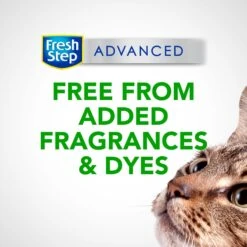 Fresh Step Advanced Simply Unscented Clumping Clay Cat Litter, 18.5-lb Box -Cat Supplies 266344 PT5. AC SS1800 V1694465156