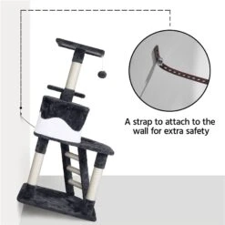 Yaheetech 47.5-in Plush Cat Tree & Condo -Cat Supplies 266564 PT4. AC SS1800 V1619808420