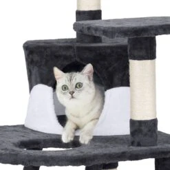Yaheetech 47.5-in Plush Cat Tree & Condo -Cat Supplies 266564 PT6. AC SS1800 V1619808725