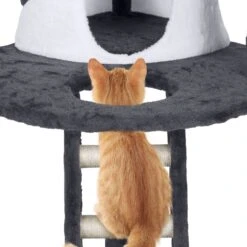Yaheetech 47.5-in Plush Cat Tree & Condo -Cat Supplies 266564 PT7. AC SS1800 V1619808729
