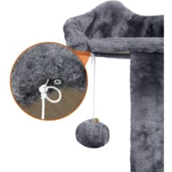 Yaheetech 54.5" H Multilevel Indoor Cat Tree & Condo -Cat Supplies 266569 PT4. AC SS1800 V1619638950