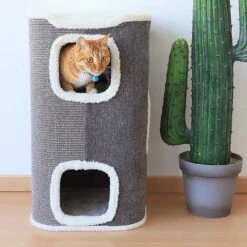 ZEZE Stockholm Multiple Steps Bucket Cat Condo -Cat Supplies 266586 PT3. AC SS1800 V1630098708