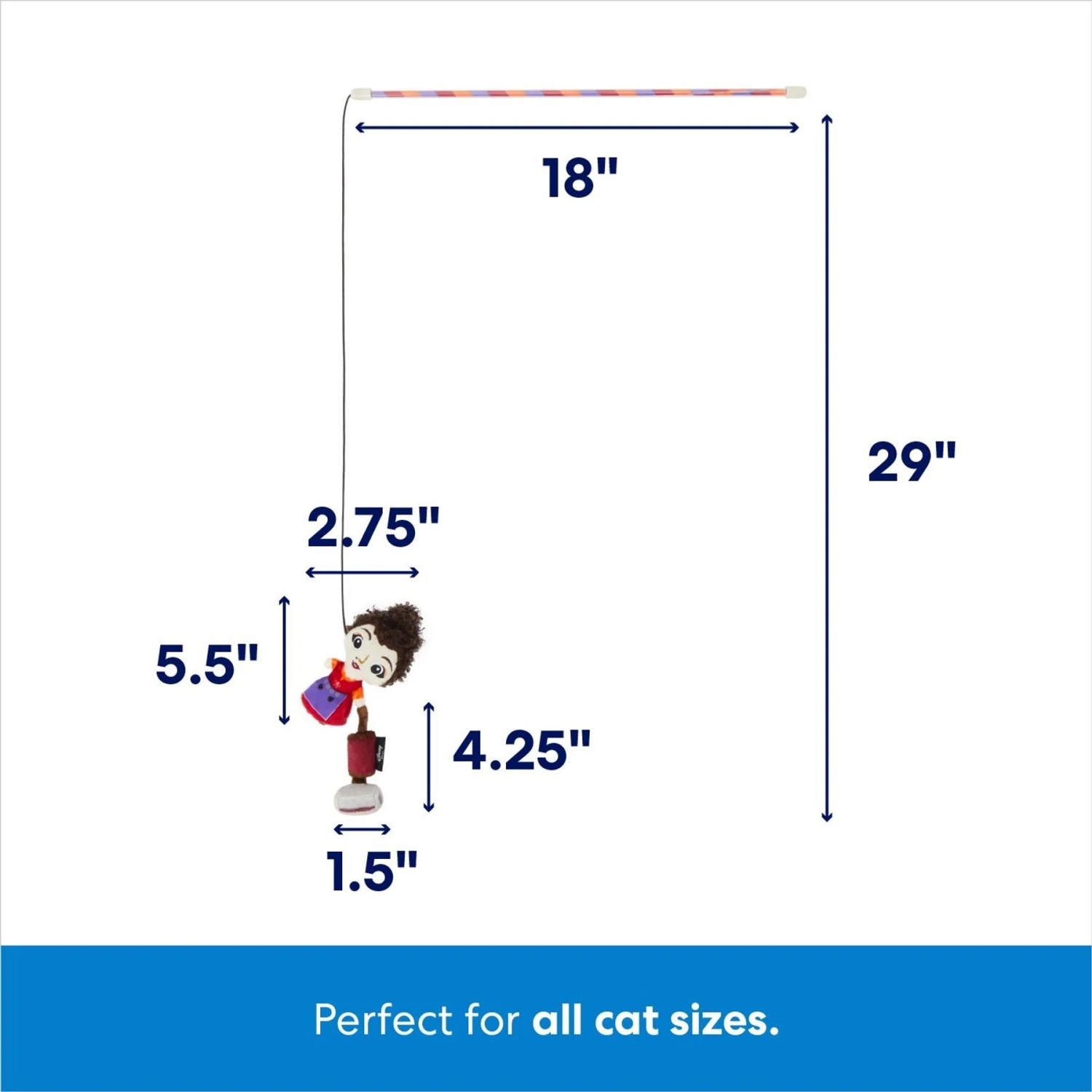 Disney Hocus Pocus' Mary's Vacuum Teaser Cat Toy With Catnip 2 Disney Hocus Pocus' Mary's Vacuum Teaser Cat Toy With Catnip - Image 2