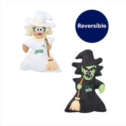 Frisco Halloween Good Witch, Bad Witch Reversible Plush Cat Toy With Catnip -Cat Supplies 270301 PT2. AC SS1800 V1689872847