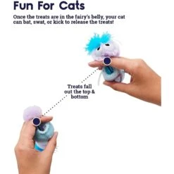 Catstages Swat N Treat Fairy Kicker Cat Toy With Catnip, Purple -Cat Supplies 280192 PT2. AC SS1800 V1636519362