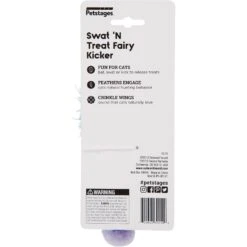 Catstages Swat N Treat Fairy Kicker Cat Toy With Catnip, Purple -Cat Supplies 280192 PT6. AC SS1800 V1636508558