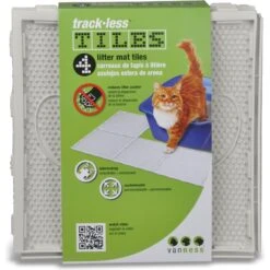 Van Ness Trackless Cat Litter Mat Tiles -Cat Supplies 280408 PT2. AC SS1800 V1615932455