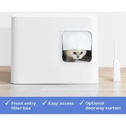 Meowy Studio Loo Enclosed Cat Litter Box Concealment -Cat Supplies 280430 PT4. AC SS1800 V1623358083