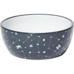 STAR WARS Navy Constellations No-Skid Ceramic Cat Bowl