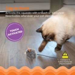 Catstages Squeak Squeak Mouse Cat Toy -Cat Supplies 282263 PT2. AC SS1800 V1636512447