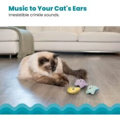 Catstages Toss 'N Twinkle Plush Cat Toy With Catnip, 3 Count -Cat Supplies 282271 PT3. AC SS1800 V1636500175