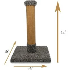 Royal Cat Boutique 24-in Sisal Cat Scratching Post, Neutral -Cat Supplies 284908 PT3. AC SS1800 V1628576553