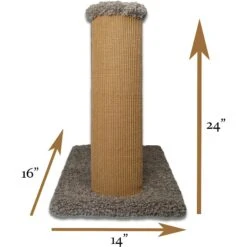 Royal Cat Boutique 24-in Pyramid Cat Scratcher, Neutral -Cat Supplies 284912 PT3. AC SS1800 V1635975445