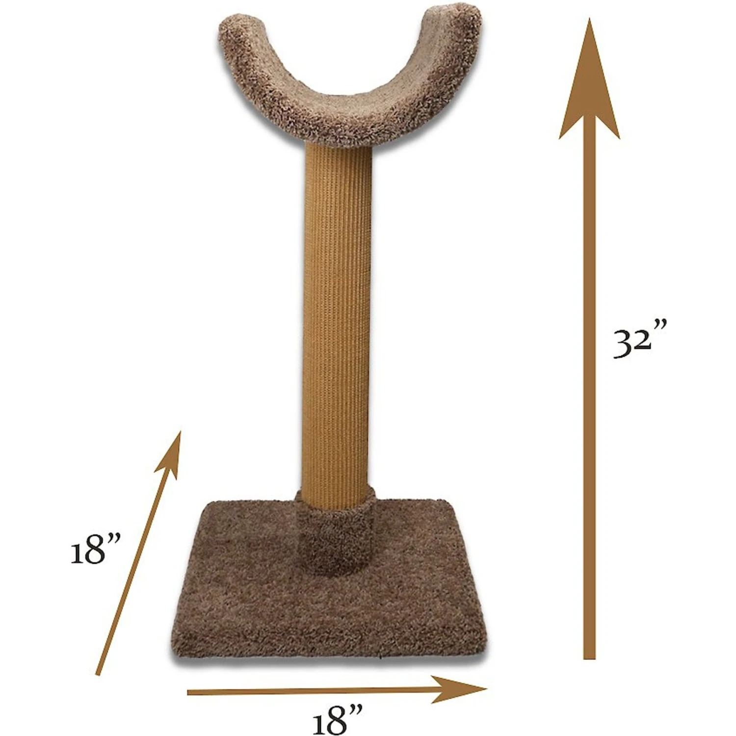 Royal Cat Boutique 32-in Cat Scratching Post, Neutral 4 Royal Cat Boutique 32-in Cat Scratching Post, Neutral - Image 4