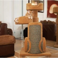 Royal Cat Boutique NANI-2 41-in Carpet Cat Tree, Neutral -Cat Supplies 284942 PT4. AC SS1800 V1628571766