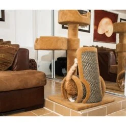 Royal Cat Boutique NANI-2 41-in Carpet Cat Tree, Neutral -Cat Supplies 284942 PT7. AC SS1800 V1618963654