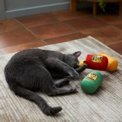 Frisco Fall Candles Plush Cat Toy With Catnip -Cat Supplies 285643 PT3. AC SS1800 V1629725058