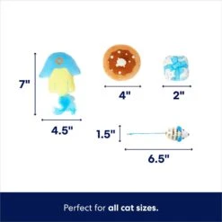 Frisco Holiday 8 Days Of Hanukkah Cardboard Calendar With Toys For Cats -Cat Supplies 287301 PT2. AC SS1800 V1695045711