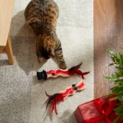 Frisco Holiday Bacon Plush Cat Toy With Catnip, 2 Count -Cat Supplies 287377 PT3. AC SS1800 V1632773555