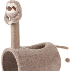 Frisco Animal Series Cat Tunnel With Scratching Post, Sloth -Cat Supplies 289346 PT2. AC SS1800 V1630679827