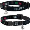 Buckle-Down Star Wars Darth Vader Utility Belt Bounding Personalized Breakaway Cat Collar With Bell