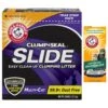Arm & Hammer Litter Cat Litter Deodorizer Powder & Arm & Hammer Litter Slide Multi-Cat Scented Clumping Clay Cat Litter