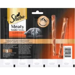 Sheba Meaty Tender Sticks Chicken Flavor Soft Adult Cat Treats & Frisco Moppy Ball Cat Toy With Catnip -Cat Supplies 298506 PT2. AC SS1800 V1623204147