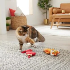 Frisco Lunar New Year Lantern & Tiger Plush Kicker Cat Toy With Catnip -Cat Supplies 298899 PT3. AC SS1800 V1640268996