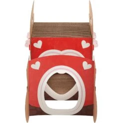Frisco Valentine Love Carriage Cardboard Cat House, 2-Story -Cat Supplies 301565 PT2. AC SS1800 V1637694179