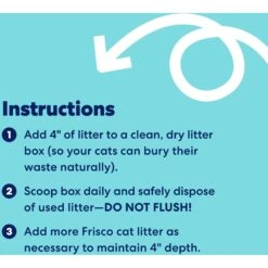 Frisco Attractant Multi-Cat Clumping Clay Cat Litter -Cat Supplies 305403 PT5. AC SS1800 V1657656798