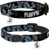 Buckle-Down Disney Lilo & Stitch Poses & Hibiscus Sketch Personalized Breakaway Cat Collar With Bell