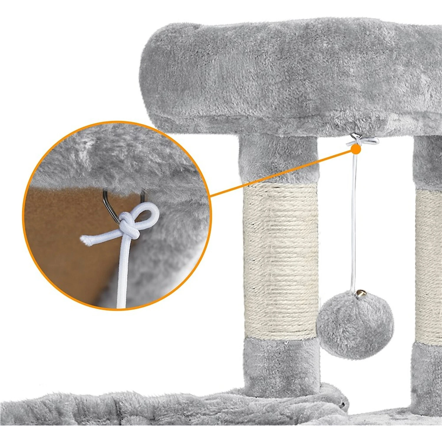 Yaheetech Professional 42-in Cat Tree 6 Yaheetech Professional 42-in Cat Tree - Image 6