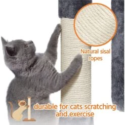 Yaheetech 33.5-in Plush Cat Tree -Cat Supplies 306506 PT5. AC SS1800 V1624372952