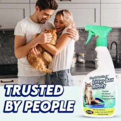 ZORBX Smell Nothing Litter Box Buddy Odor Remover, 24-oz Bottle -Cat Supplies 306746 PT4. AC SS1800 V1646792910