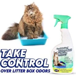 ZORBX Smell Nothing Litter Box Buddy Odor Remover, 24-oz Bottle -Cat Supplies 306746 PT5. AC SS1800 V1646778433