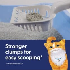 Fresh Step Outstretch Concentrated Unscented Clumping Clay Cat Litter, 19-lb Box -Cat Supplies 308949 PT2. AC SS1800 V1694465540