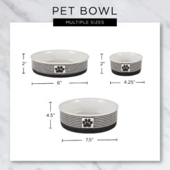 Bone Dry Meow Set Cat Bowl -Cat Supplies 313413 PT2. AC SS1800 V1631780554
