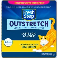 Fresh Step Outstretch Concentrated Febreze Freshness Scented Clumping Clay Cat Litter -Cat Supplies 314020 PT7. AC SS1800 V1694464737