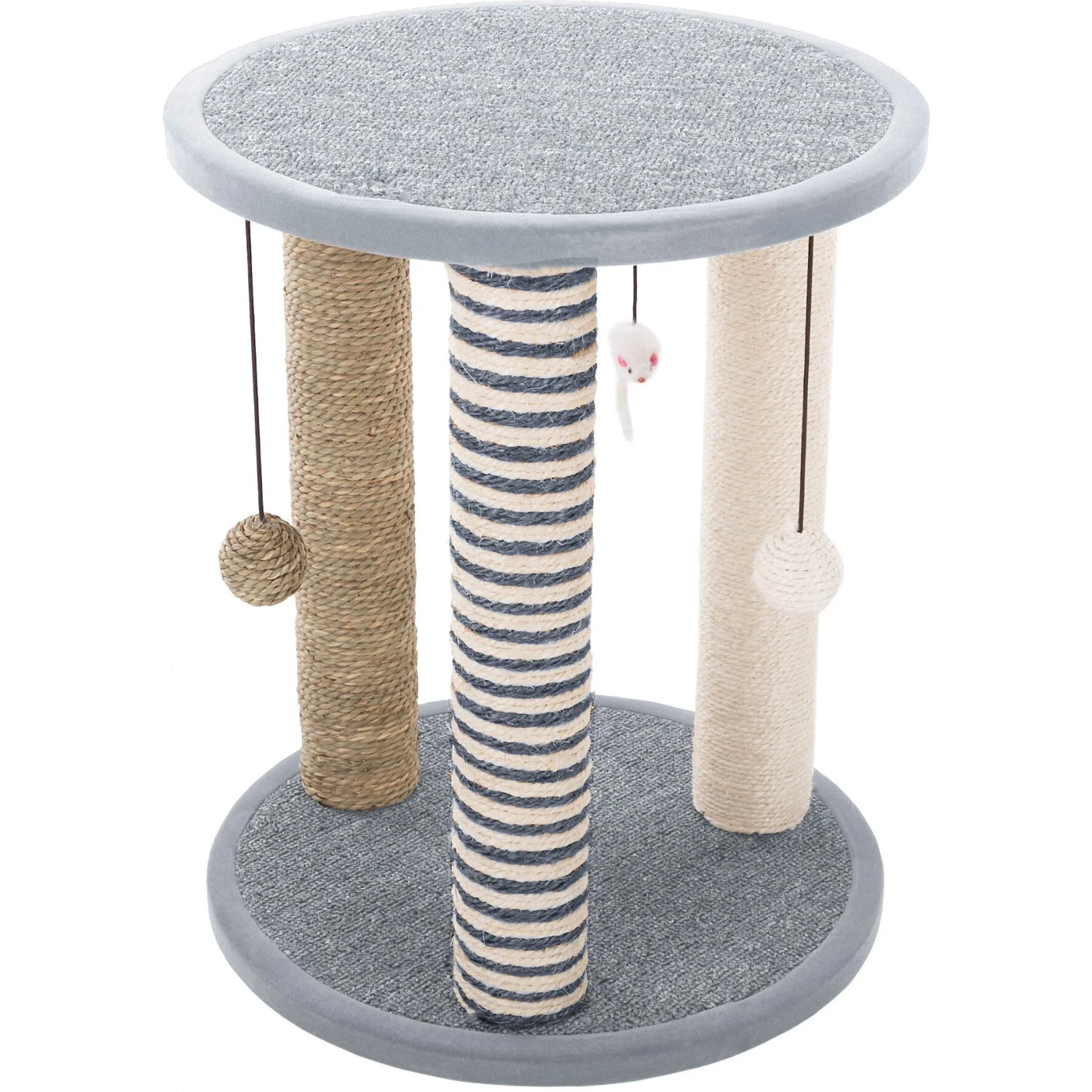 Pet Adobe 19.25-in Polyester Cat Scratching Post With Toys 7 Pet Adobe 19.25-in Polyester Cat Scratching Post With Toys - Image 7