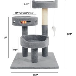 Pet Adobe 2-Tier 27.5-in Cat Tree -Cat Supplies 314979 PT1. AC SS1800 V1626393740