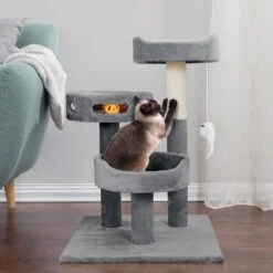 Pet Adobe 2-Tier 27.5-in Cat Tree -Cat Supplies 314979 PT3. AC SS1800 V1626394913