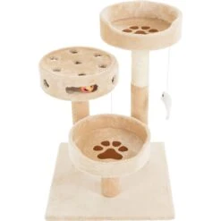 Pet Adobe 3-Tier 27.5-in Cat Tree & Condo -Cat Supplies 314981 PT6. AC SS1800 V1626391587