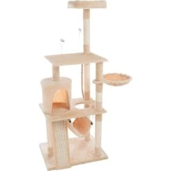 Pet Adobe 4-Tier 61.5-in Cat Tree & Condo -Cat Supplies 314983 PT6. AC SS1800 V1626390709