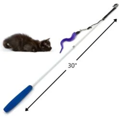 Pet Fit For Life 4-Piece Bundle Interactive Swimming Fish + Feather Wand Cat Toy -Cat Supplies 316698 PT2. AC SS1800 V1632179189