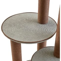 Two By Two The Pine 59-in Cat Tree, Gray -Cat Supplies 316948 PT7. AC SS1800 V1642643541