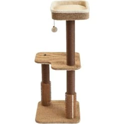 Two By Two The Beech 39-in Cat Tree, Beige -Cat Supplies 316952 PT3. AC SS1800 V1642640205