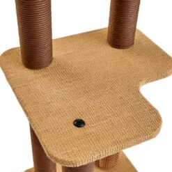 Two By Two The Beech 39-in Cat Tree, Beige -Cat Supplies 316952 PT6. AC SS1800 V1642635751
