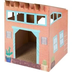 Frisco Southwestern House Cardboard Cat House